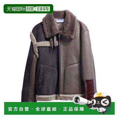 MOSCHINO 男士皮衣 390252721888 AW2025 花色 Short Sheepskin