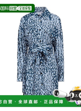 1h可退 潮奢 liujo 女士 衬衫式连衣裙 blue蓝色 舒适时尚