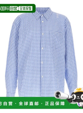 MARNI 男士衬衫 CUMU0332S0UTN929CHB21 SS2025 蓝色长袖