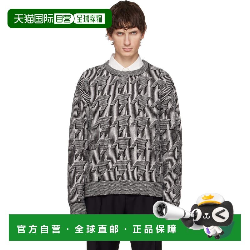 1h可退 潮奢 Paul Smith 保罗 史密斯 男士 黑色 & 白色毛衣 M1R5