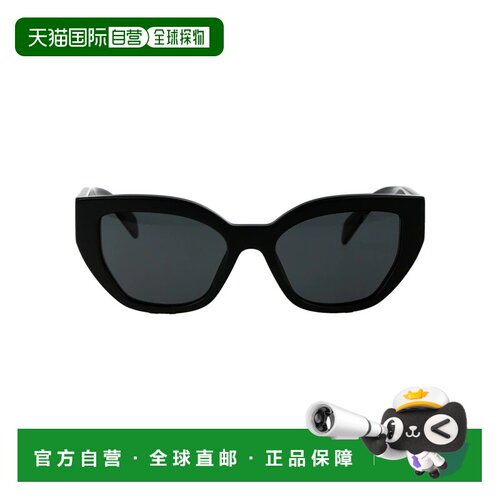 PRADA 女士太阳镜 0PRA09S1AB5S0 SS2025 黑色配饰