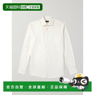 杰尼亚 男士 Cashco 1h可退 羊绒衬衫 zegna 长袖 E8X44A6SRF 潮奢