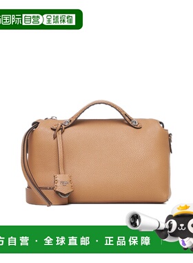 FENDI 女士斜挎包 8BL155ASU2F0EMR CO 棕色手提包单肩包