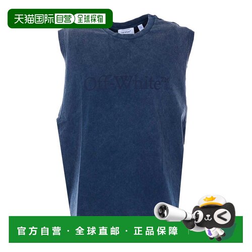 OFF-WHITE 男士T恤 OMAC02FS26JER0014001BLUE SS2026