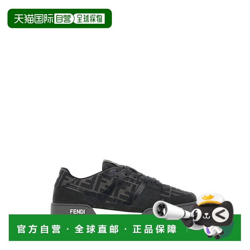 1h可退 FENDI 男士运动鞋 7E1688AQ6IF1R71 CO 黑色 Sneakers Mat