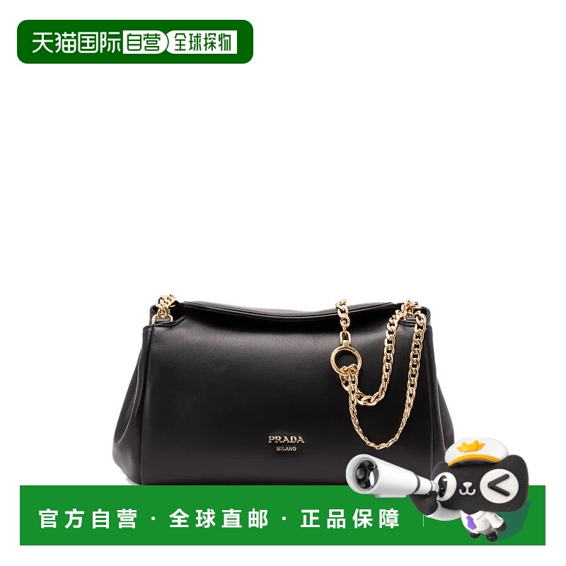 1h可退 PRADA 女士单肩包 1BD395VCOO2DX80002 AW2025 黑色