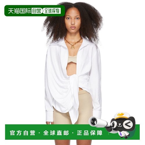 1h可退 潮奢 Jacquemus 女士 白色 La Chemise Bahia 衬衫 211SH0