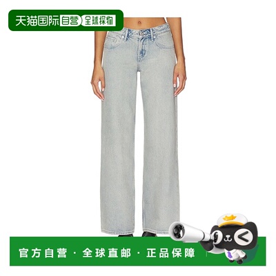 1h可退 潮奢 Levi'S 李维斯 女士 低腰宽松款牛仔裤 A5566直筒裤