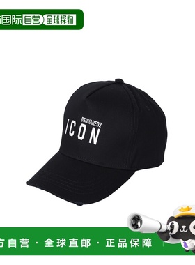 DSQUARED2 男士帽子 BCM041305C04312M063 CO 黑色鸭舌帽