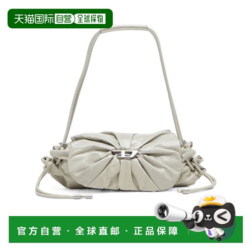 DIESEL 女士斜挎包 X10331P1003T8026 SS2026 白色 Scrunch-D S