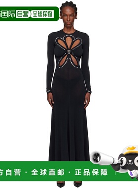 1h可退 潮奢 Rabanne 女士 黑色 Second-Skin 连衣裙 25AJRO135VI