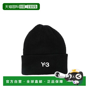 Y-3 男士帽子 JW8963 AW2025 黑色 Embroidered Logo Detail Blen
