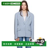 OWEF118F23FAB white 潮奢 1h可退 Round off 蓝色 外套 女士 西装