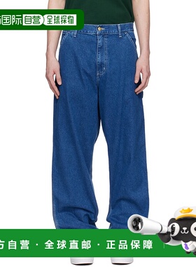 1h可退 潮奢 CARHARTT WIP 男士 蓝色 Single Knee 牛仔裤 I03486