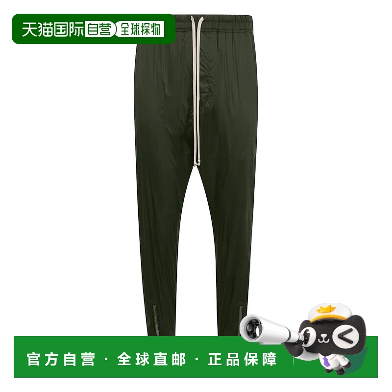 RICK OWENS 男士休闲裤 RU02E1331NP25 AW2025 军绿色