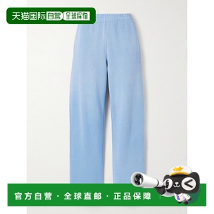 毛圈布低腰直筒蓝色喇叭长裤 1h可退 女士 SKIMS PTPNT8198W 潮奢