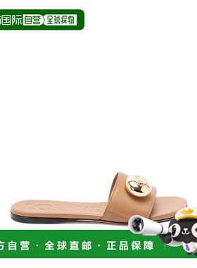 LOEWE 女士凉鞋 L815465XB03980 AW2025 棕色 `Pebble` Slides
