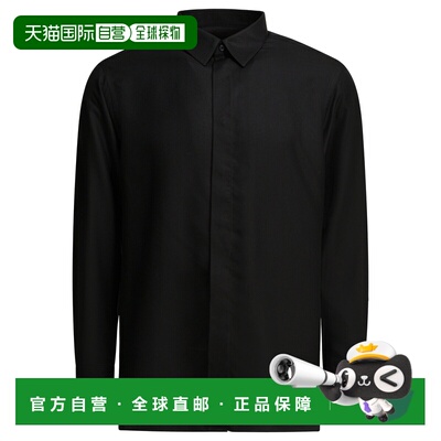 TOM FORD 男士衬衫 HRBF03SUS03NAA SS2026 黑色 Black Washed Dr