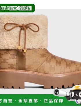 CELINE 女士高跟鞋 361254527C18NA SS2025 棕色 Bulky短筒靴