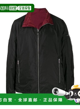 PRADA 男士外套 SGB284Q04S201F050V AW2020 黑色 logo标牌双面休
