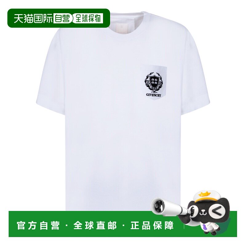 GIVENCHY 男士T恤 BM71J83YLO100 SS2024 白色 Cotton t-shirt by图片
