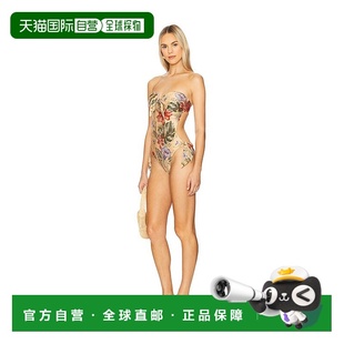 潮奢 围巾领打结领连身泳衣 ZIMMERMANN Coco 9183WS 女士 1h可退