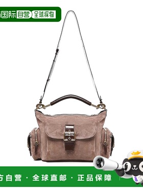 CHLOÉ 女士斜挎包 CHC25US533P37080 AW2025 浅棕色 Suede Camera