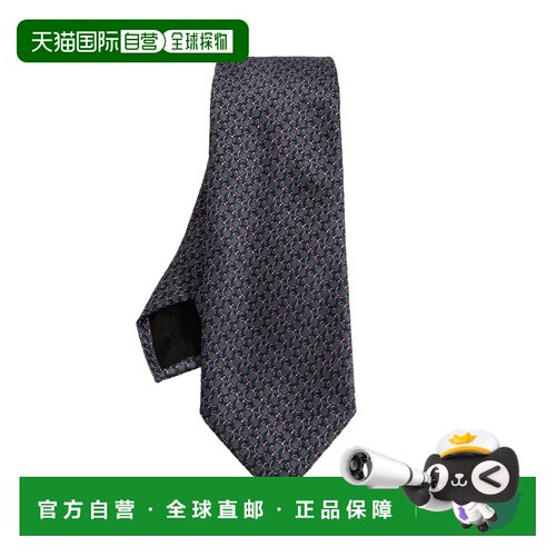 SALVATORE FERRAGAMO 男士领带 3514205CREMA7J795610FGRIGIOROSA