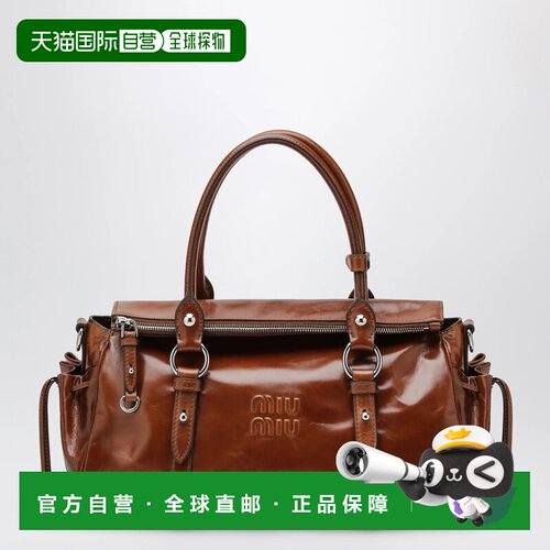 MIU MIU 女士手拿包 5BA328OOO2A44F0BW5 AW2026 棕色斜挎包