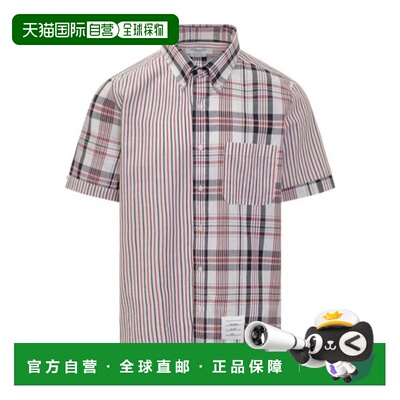 1h可退 奢淘 Thom Browne 短袖衬衫 男 MWS239FF0808休闲风