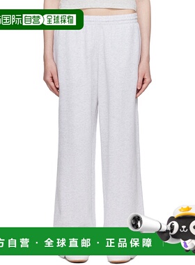 1h可退 潮奢 SKIMS 女士 灰色 Summer Fleece Straight Leg 运动