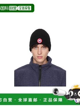 CANADA GOOSE 男士帽子 5026MBLACKNOIR AW2024 黑色针织帽