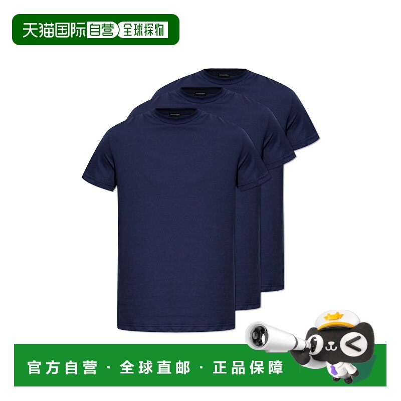 1h可退 DSQUARED2 男士T恤 D9X3C60400412 AW2025 蓝色 Three-pac