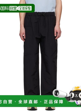 1h可退 潮奢 South2 West8 男士 黑色 Belted C.S. 长裤 PU447