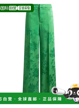 1h可退 ETRO 女士休闲裤 WREA005199TJDA00396 SS2026 绿色阔腿裤