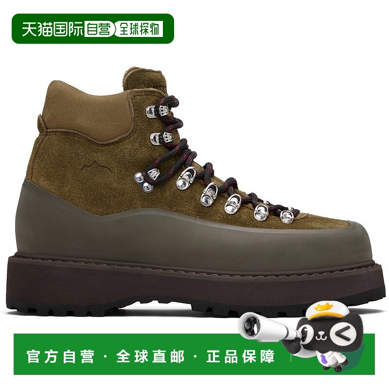 1h可退 潮奢 Diemme 男士 卡其色 Roccia Vet Gomma 踝靴 DI25FWR
