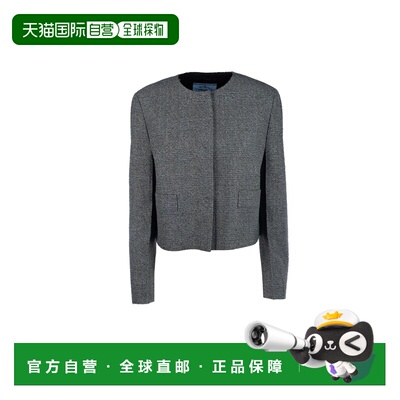 1h可退 PRADA 女士夹克 P568P15K5F0480 AW2025 灰色 GIACCHE & G