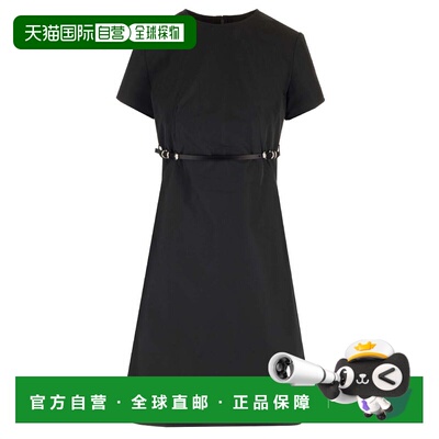 GIVENCHY 女士半身裙 BW222714L1001 SS2025 黑色 TAFFETA VOYOU