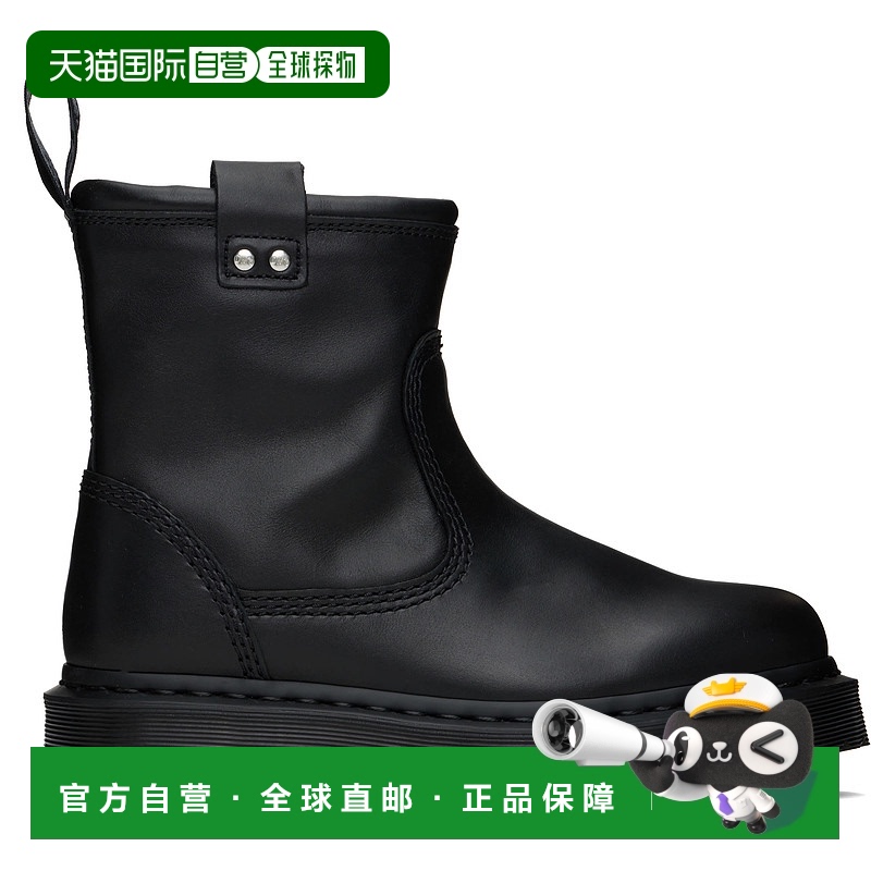 1h可退 潮奢 Dr. Martens 马丁大夫 男士 黑色 Anistone Lo Leath