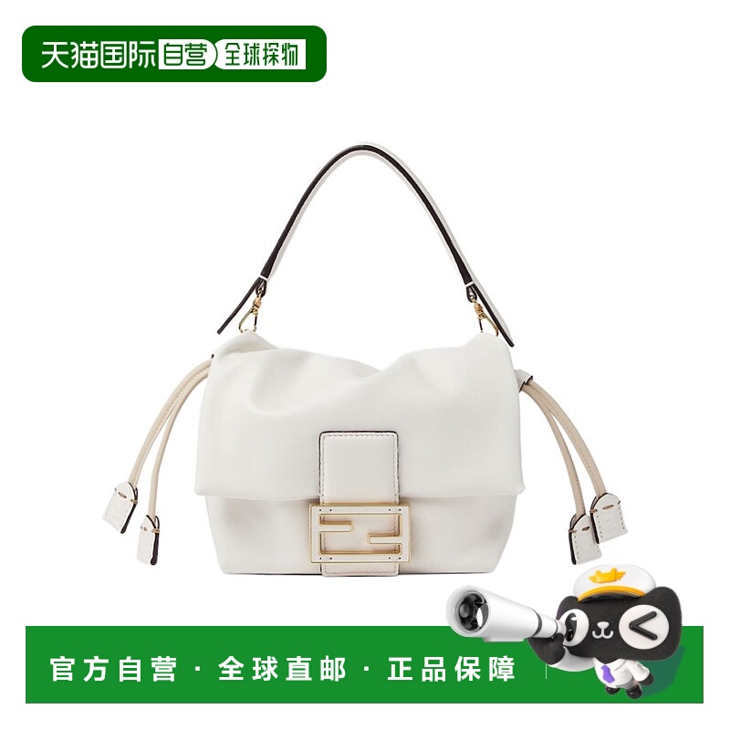 1h可退 FENDI 女士手提包 8BS105ABVEF0K7E SS2025 白色