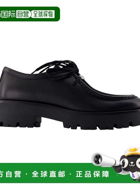 1h可退 ALEXANDER WANG 女士芭蕾乐福鞋 30126F004 SS2026 黑色