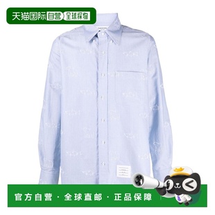 BROWNE AW2021 男士 MWL272E07606480 蓝色 衬衫 THOM