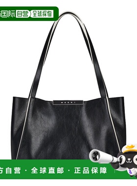 MARNI 女士手提包 SHMP0152U0P853300N99 AW2025 黑色单肩包
