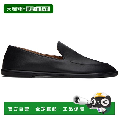 The Row 女士 黑色 Canal 一脚蹬乐福鞋 F1258L74B