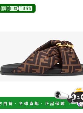 FENDI 女士凉鞋 8X8645AE7SF0R7V SS2025 棕色新款