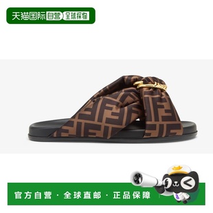 FENDI 女士凉鞋 8X8645AE7SF0R7V SS2025 棕色新款