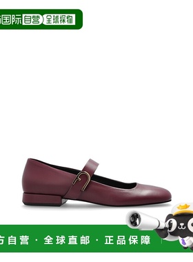 FURLA 女士芭蕾乐福鞋 YJ70HICX30000RIBES 紫色玛丽珍鞋 AW2025