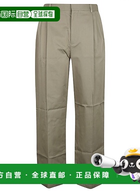 LOEWE 男士休闲裤 H526Y04WEB4430 SS2024 绿色工装裤直筒裤