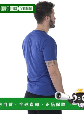 1h可退 MOSCHINO 男士T恤 A19118130BLUBLUE SS2022 蓝色男装短袖