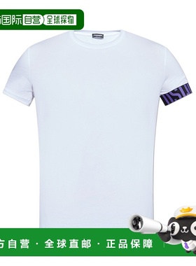 DSQUARED2 男士T恤 D9M3S5980156 AW2025 白色 短袖T恤